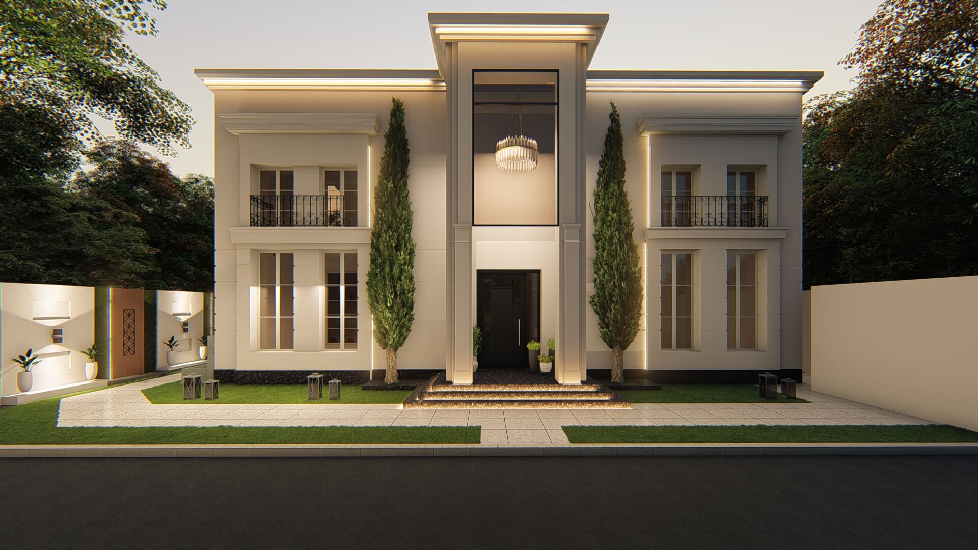 واجهات وتصميم داخلي ابو سلطان